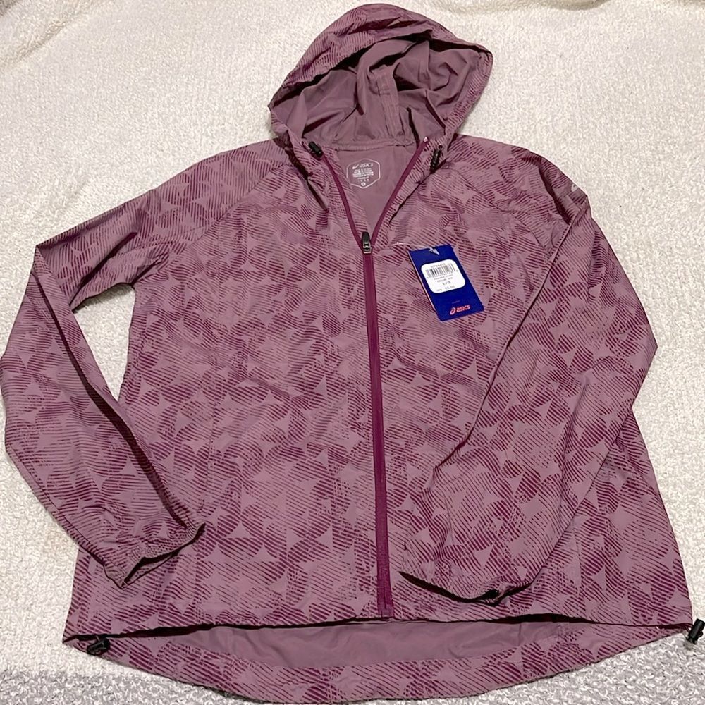 NWT- Asics- L- Packable Jacket